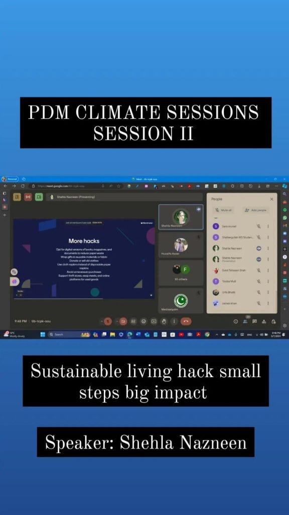PDM Climate Sessions